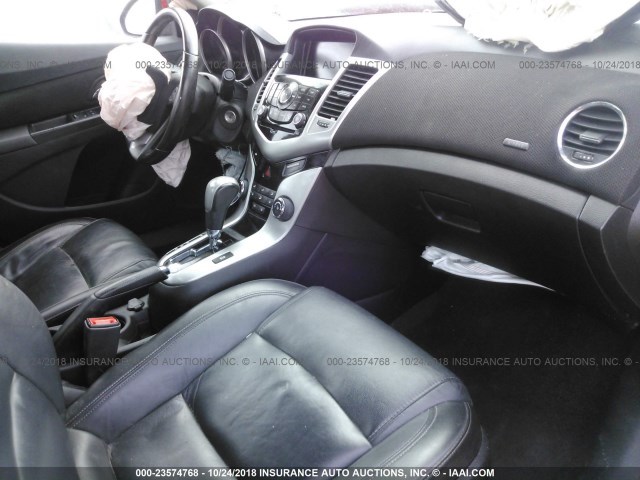 1G1PE5SB0F7170427 - 2015 CHEVROLET CRUZE LT 红色 照片 5