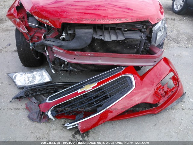 1G1PE5SB0F7170427 - 2015 CHEVROLET CRUZE LT 红色 照片 6