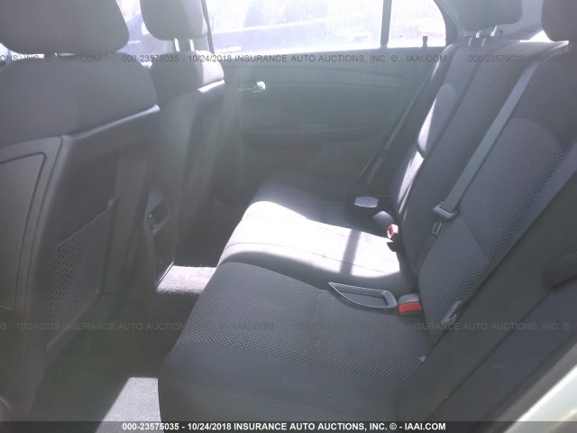 1G1ZH57B69F164036 - 2009 CHEVROLET MALIBU 1LT SILVER photo 8