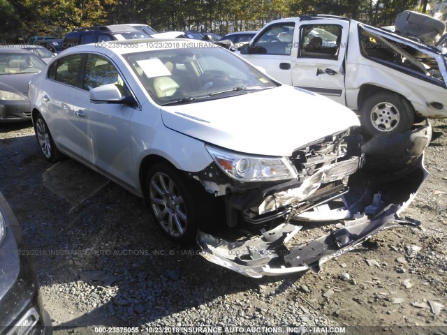 1G4GE5GD3BF141128 - 2011 BUICK LACROSSE CXS WHITE photo 1