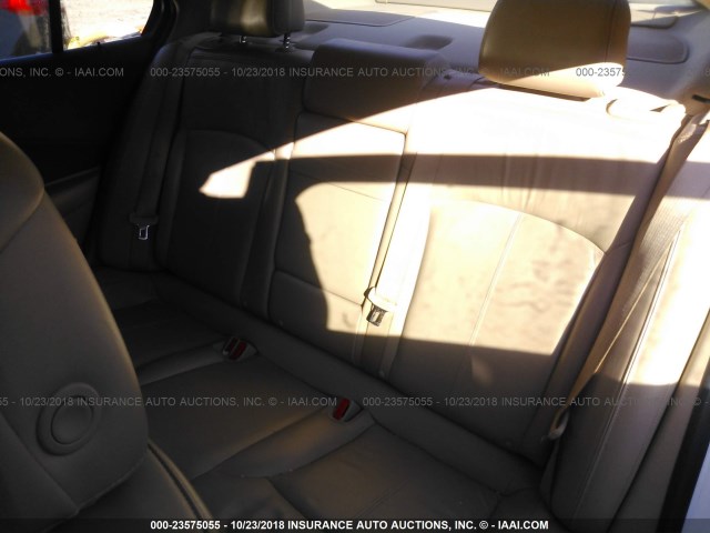 1G4GE5GD3BF141128 - 2011 BUICK LACROSSE CXS WHITE photo 8