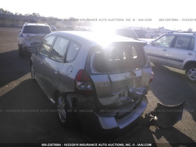 JHMGD38647S016518 - 2007 HONDA FIT S 银色 照片 3