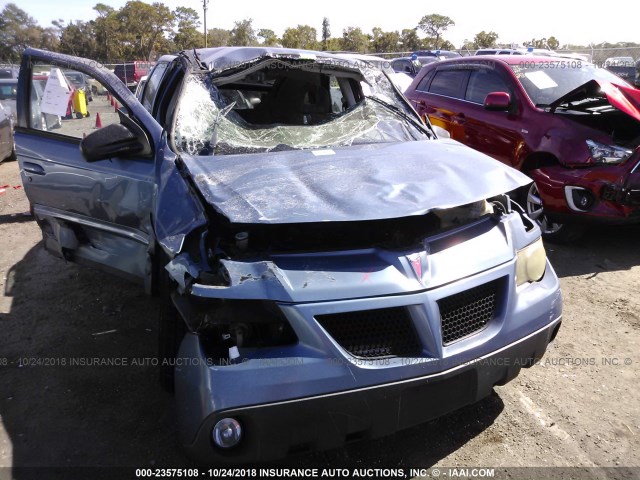 3G7DB03EX2S589572 - 2002 PONTIAC AZTEK BLUE photo 6