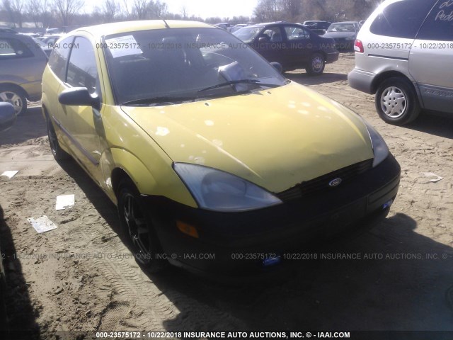3FAFP31373R112370 - 2003 FORD FOCUS ZX3 YELLOW photo 1