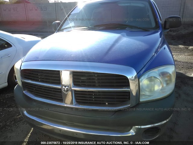 1D7HA16K58J146890 - 2008 DODGE RAM 1500 ST BLUE photo 6