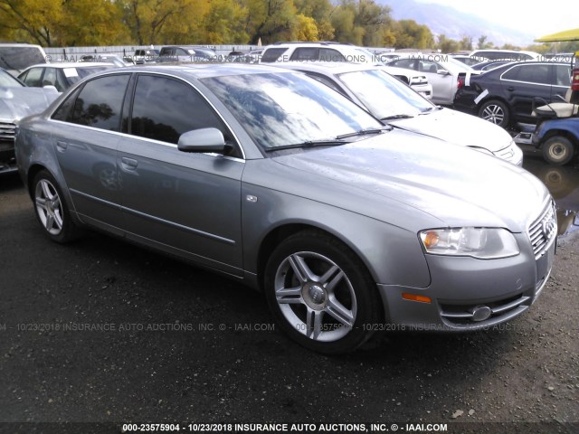 WAUDF78E16A006821 - 2006 AUDI A4 2.0T QUATTRO SILVER photo 1