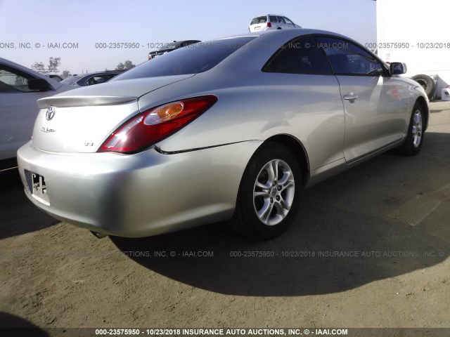 4T1CE38P16U751378 - 2006 TOYOTA CAMRY SOLARA SE/SLE Gümüş foto 4