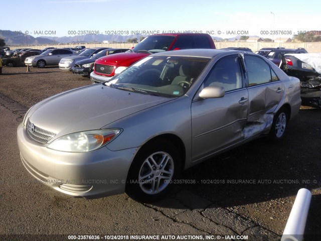 4T1BE32K14U913533 - 2004 TOYOTA CAMRY LE/XLE/SE TAN photo 2