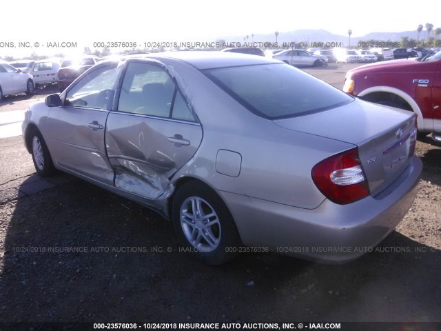 4T1BE32K14U913533 - 2004 TOYOTA CAMRY LE/XLE/SE TAN photo 3