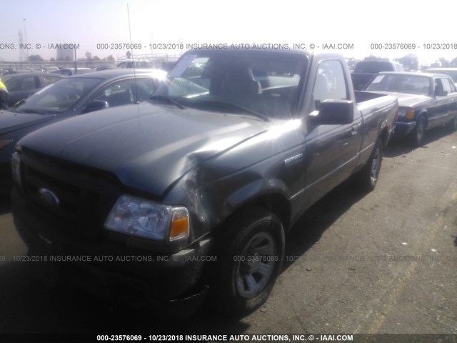 1FTYR10D88PA16483 - 2008 FORD RANGER GRAY photo 2