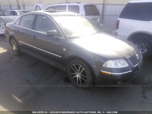 WVWRH63B83P458994 - 2003 VOLKSWAGEN PASSAT GLX BLUE photo 1