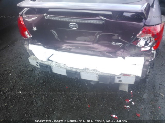 JTKDE177370188124 - 2007 TOYOTA SCION TC 栗色 照片 6