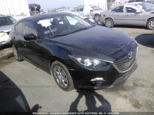 JM1BM1T75E1201549 - 2014 MAZDA 3 SV BLACK photo 1