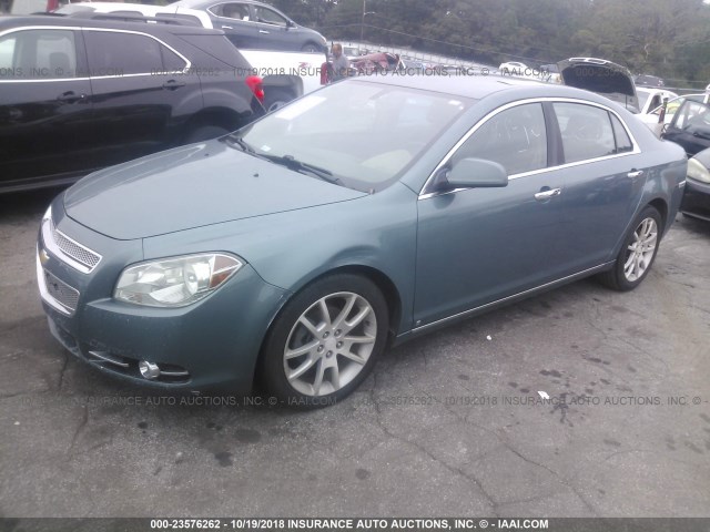 1G1ZK57B29F212505 - 2009 CHEVROLET MALIBU LTZ 绿色 照片 2