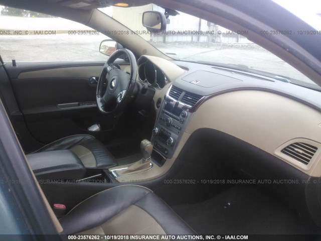 1G1ZK57B29F212505 - 2009 CHEVROLET MALIBU LTZ 绿色 照片 5