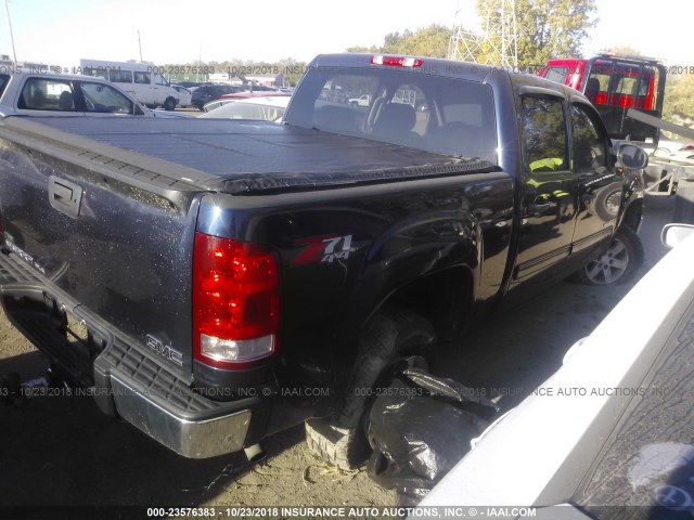 3GTEK23359G235326 - 2009 GMC SIERRA K1500 SLE BLUE photo 3