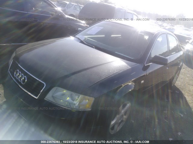 WAULT64B84N008081 - 2004 AUDI A6 3.0 QUATTRO BLACK photo 2