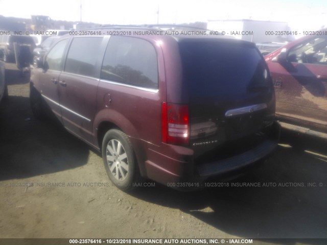 2A8HR54139R652650 - 2009 CHRYSLER TOWN & COUNTRY TOURING MAROON photo 3