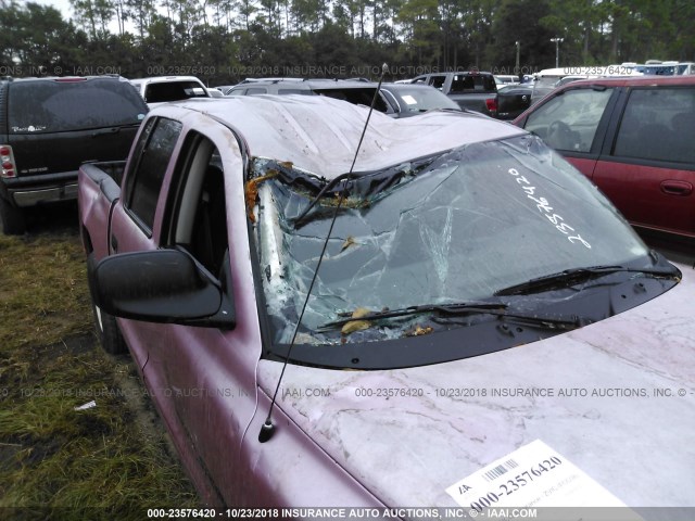 1B7HL2AX31S225620 - 2001 DODGE DAKOTA QUAD PINK photo 6