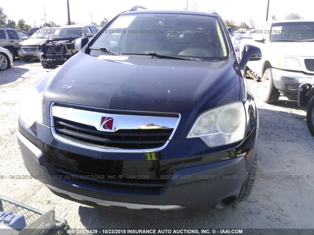 3GSCL33P88S557536 - 2008 SATURN VUE XE BLACK photo 6