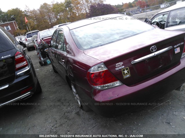 4T1BE30K45U413855 - 2005 TOYOTA CAMRY LE/XLE/SE MAROON photo 3