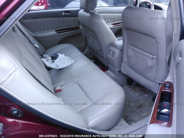 4T1BE30K45U413855 - 2005 TOYOTA CAMRY LE/XLE/SE MAROON photo 8