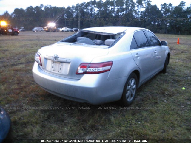 4T1BF3EK6BU689682 - 2011 TOYOTA CAMRY SE/LE/XLE ვერცხლისფერი ფოტო 6