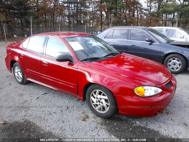 1G2NE52FX4C247704 - 2004 PONTIAC GRAND AM SE RED photo 1