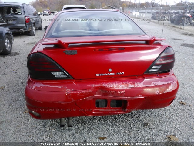 1G2NE52FX4C247704 - 2004 PONTIAC GRAND AM SE RED photo 6