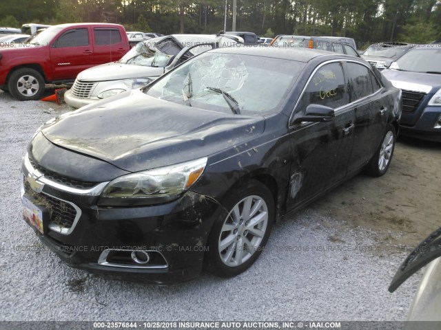 1G11H5SL9EF120524 - 2014 CHEVROLET MALIBU LTZ 黑色 照片 2