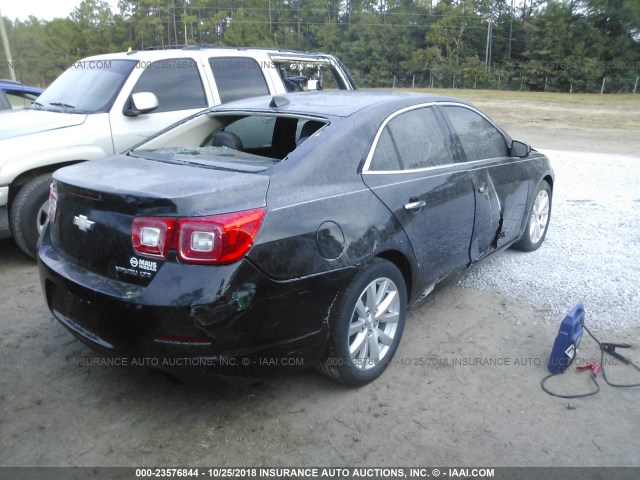 1G11H5SL9EF120524 - 2014 CHEVROLET MALIBU LTZ 黑色 照片 4