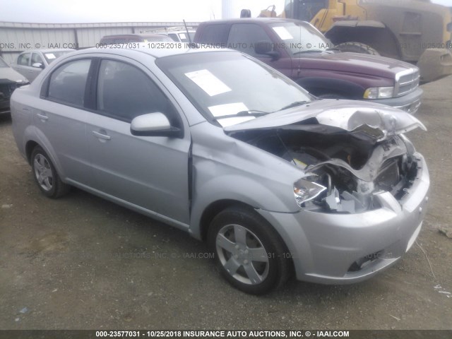 KL1TD5DE5AB048711 - 2010 CHEVROLET AVEO LS/LT Արծաթագույն լուսանկար 1
