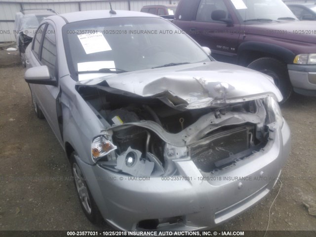 KL1TD5DE5AB048711 - 2010 CHEVROLET AVEO LS/LT Արծաթագույն լուսանկար 6