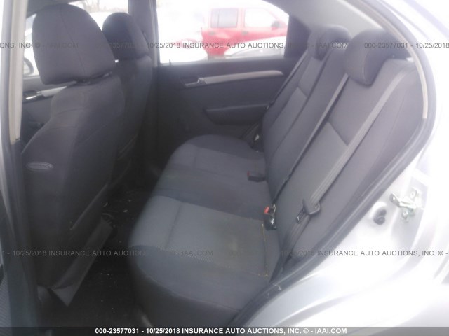 KL1TD5DE5AB048711 - 2010 CHEVROLET AVEO LS/LT Արծաթագույն լուսանկար 8