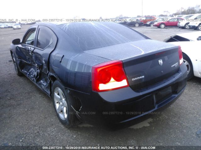 2B3CA3CV2AH140651 - 2010 DODGE CHARGER SXT BLACK photo 3