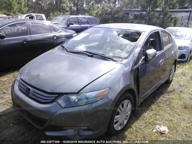 JHMZE2H5XAS014626 - 2010 HONDA INSIGHT LX GRAY photo 6