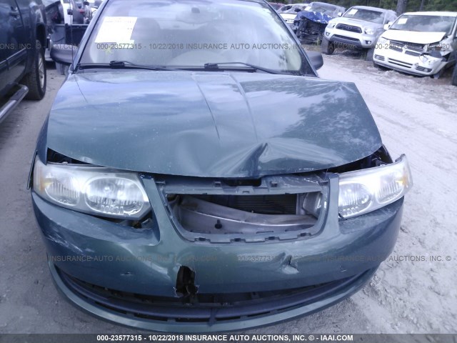 1G8AJ55F86Z164039 - 2006 SATURN ION LEVEL 2 绿色 照片 6