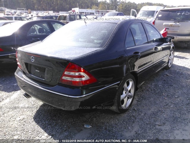 WDBRF52HX6F799957 - 2006 MERCEDES-BENZ C GENERATION 2006 230 BLACK photo 4