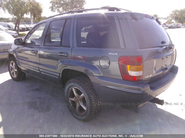 1J4GW58N51C637888 - 2001 JEEP GRAND CHEROKEE LIMITED GRAY photo 3