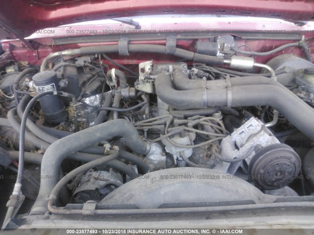 1FTHX26G2NKB75764 - 1992 FORD F250 RED photo 10
