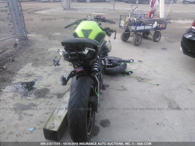 JKAEXEE1XCDA03367 - 2012 KAWASAKI EX650 EC GREEN photo 6