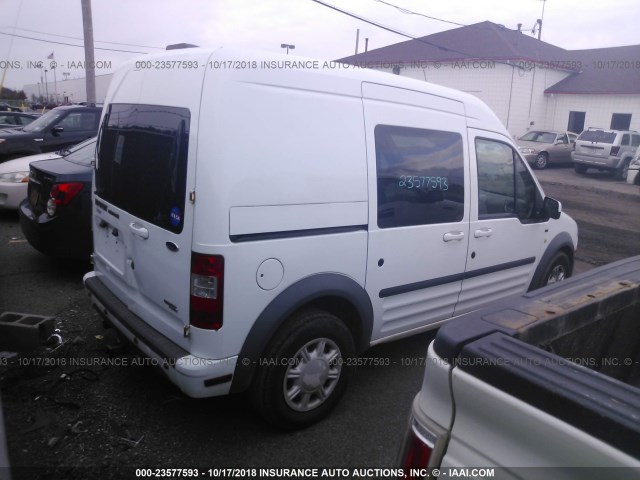 NM0KS9BNXBT071012 - 2011 FORD TRANSIT CONNECT XLT WHITE photo 4