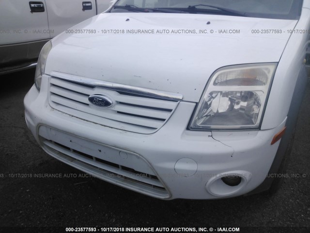 NM0KS9BNXBT071012 - 2011 FORD TRANSIT CONNECT XLT WHITE photo 6