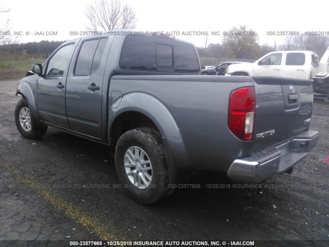 1N6AD0EV5JN764361 - 2018 NISSAN FRONTIER S/SV/SL/PRO-4X GRAY photo 3