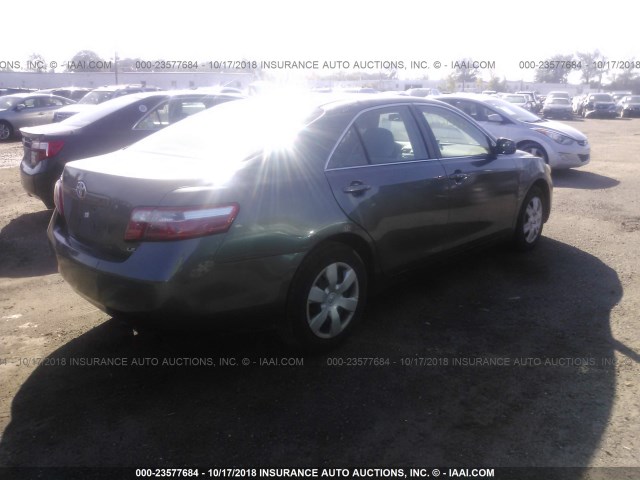 4T1BE46K38U779811 - 2008 TOYOTA CAMRY CE/LE/XLE/SE GRAY photo 4