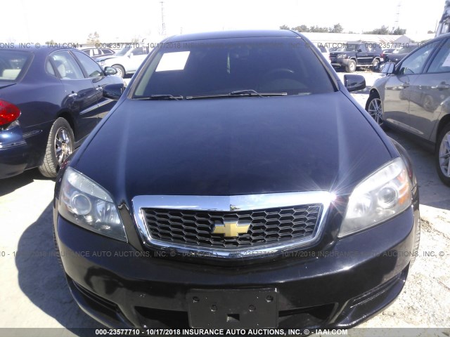 6G1MK5U24CL629828 - 2012 CHEVROLET CAPRICE BLACK photo 6