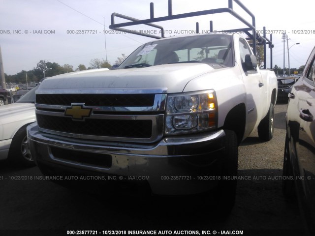 1GC0CVCG9CF200065 - 2012 CHEVROLET SILVERADO C2500 HEAVY DUTY WHITE photo 2