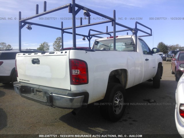 1GC0CVCG9CF200065 - 2012 CHEVROLET SILVERADO C2500 HEAVY DUTY WHITE photo 4