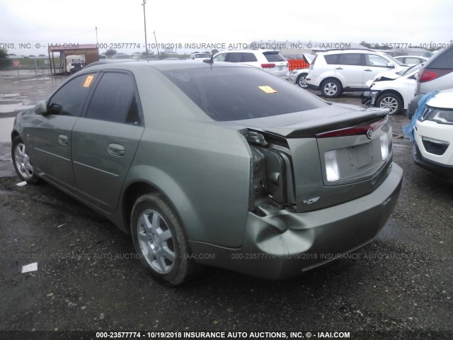 1G6DP567650164538 - 2005 CADILLAC CTS HI FEATURE V6 GREEN photo 3