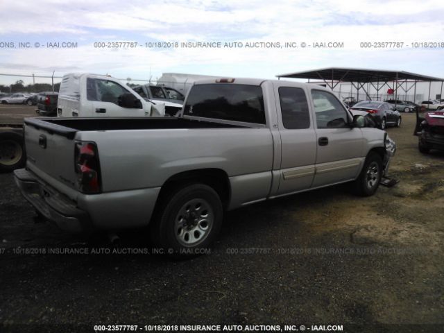 1GCEC19T55Z313063 - 2005 CHEVROLET SILVERADO C1500 SILVER photo 4